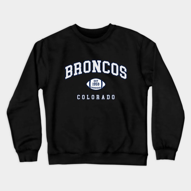 The Broncos Crewneck Sweatshirt by CulturedVisuals